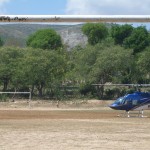 HAS soccer field used for emergency helicopter landings