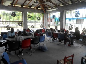 Soft opening of library