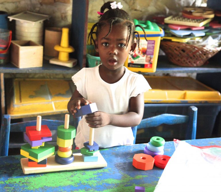 Child in the Haitian Education Program