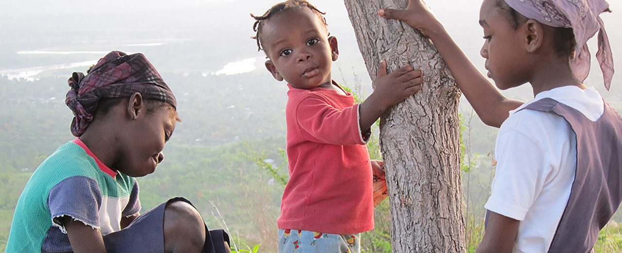 Kids in Deschapelles, Haiti
