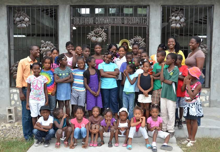 Library in Deschapelles Haiti