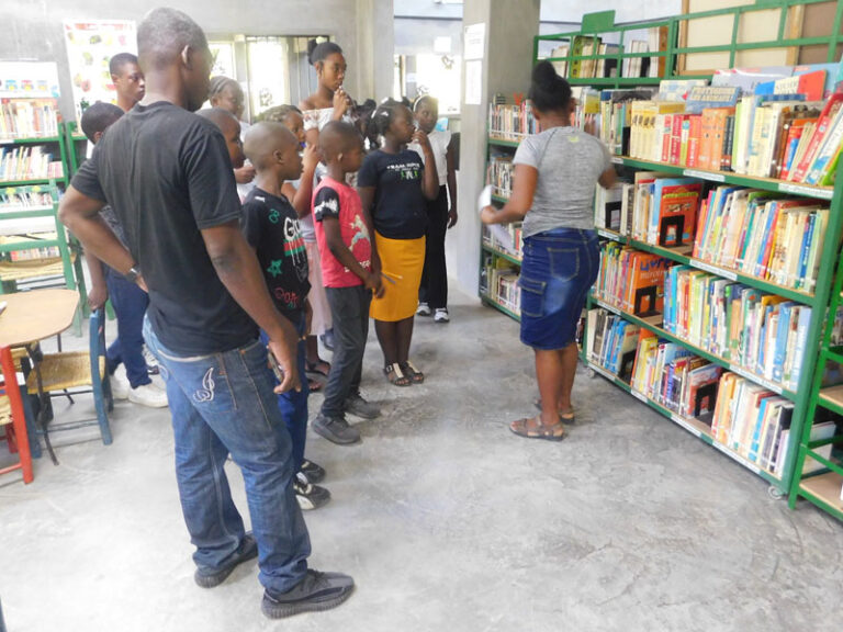 Deschapelles, Haiti library group
